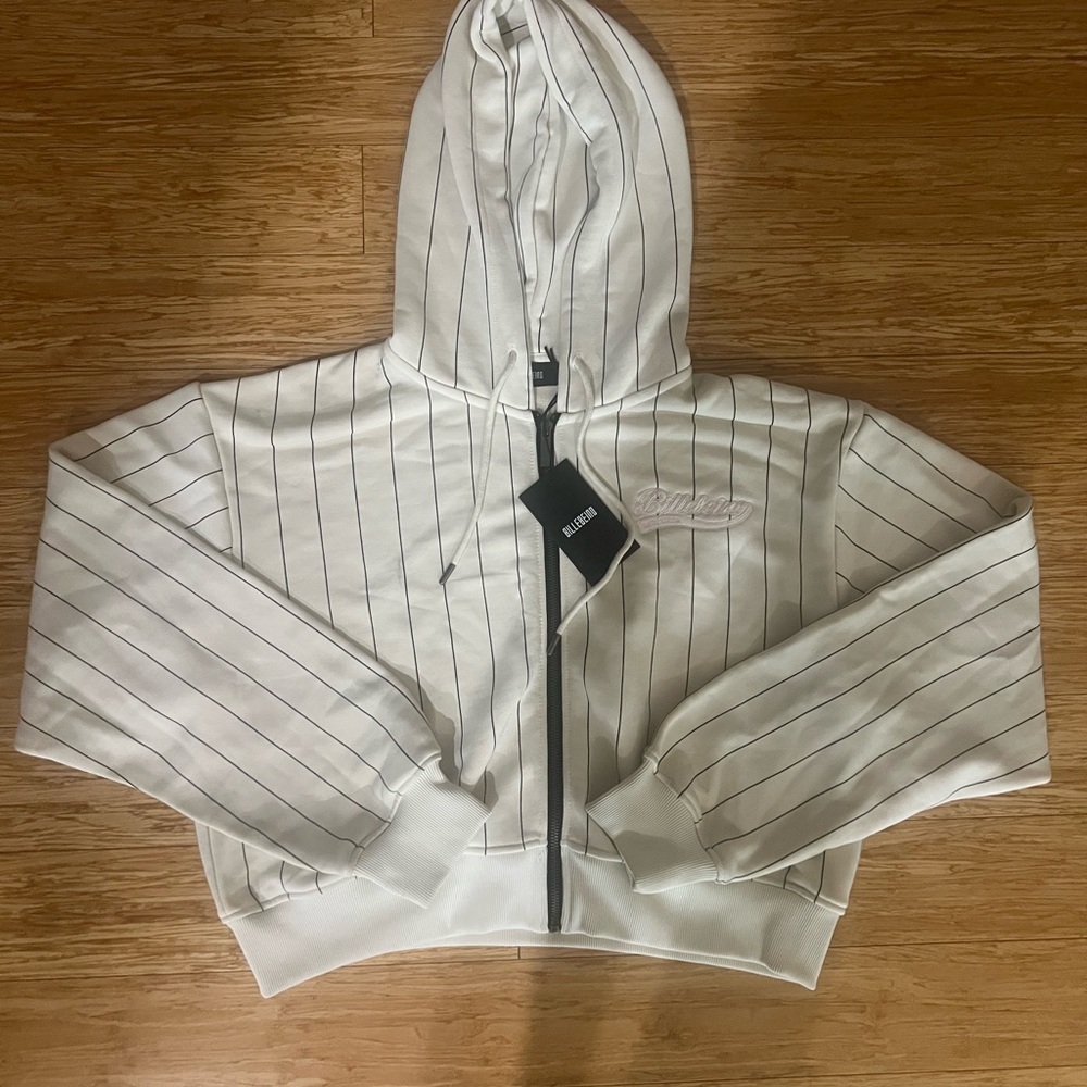 Billebeino cream Striped Hoodie